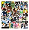 50 stks mysterieuze primitieve stickers pack niet-willekeurige auto fiets bagage sticker laptop skateboard motor water flessticker kinderen geschenken