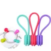 Multifunction Silicone Magnetic Wire Cable Organizer Phone Key Cord Clip USB Earphone Clips Data line Storage Holder3946749