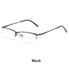 Lunettes de soleil de mode Cadres Hommes Titane Alliage Lunettes Cadre Confortable Mâle Carré Ultraléger Oeil Myopie Prescription Lunettes D'affaires