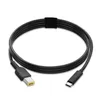 USB-typ C Kvinna till DC Connector Adapter PD Laddning Strömförsörjning Charger Converter Cable för Lenovo ThinkPad 10 Helix