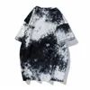 Tye dye Printed Men Tee Shirts Summer Fashion Man Short Sleeve T-shirt hip hop harajuku Tshirt for Men tops Clothing 210722