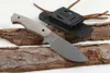ボーカープラスVoxknives Rold Fixed Blade Knife 3.7 '' Stonewash D2 Blade、G10ハンドル屋外キャンプ狩猟サバイバルポケットナイフユーティリティEDCツール