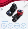 Universal 3 in 1 Weitwinkel Makro Fisheye Objektiv Kamera Handy Linsen Fisch Auge Lentes Für iPhone 6 7 Smartphone Mikroskop
