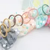 2021 Nouveaux enfants Accessoires de cheveux Bowknot Girls Girls Baby Sequin Bow Bands Hairs Kids Sweet Butterfly Elastic Bandbands C6845