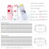 3pcs \ Pack Briefs Kids Mode Baby Flickor Underkläder Gulliga Hedgehog Panties för Toddler Girl Pineapple Print Shorts Teen Underbyxor 210622