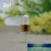 2ML clear Glass bottle Cosmetic Essential Oil Serum Sample , Small Transparent Reagent Dropper Fragrance Pipettes