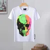 21ss topy mężczyźni kobiety projektant czaszka diamentowe koszulki z krótkim rękawem philipp zwykły tshirt płaszcz z kapturem spodenki Tee Shirt kurtki dżinsy Jersey pasy buty 7