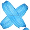 섬유 홈 정원 200200 PCS 방수 해산 15.7 인치 길이, 팔을위한 파란색 보호 슬리브, 헤비 듀티 폴리에틸렌 슬리브 ers