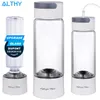 Hydrogen Rich Water Generator Bottle Health Pots Glass Cupbody DuPont Maker lonizer H2 Inhalation device6227621