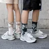 Men's Socks Autumn And Winter Couple Tie-dye Cotton European American Street Ins Hip-hop Skateboarding Long