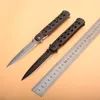 2019 Kniv Knives Side Open Spring Assisted Knife 5CR13MOV 58HRC STEEALUMINUM HANDE EDC Folding Pocket Knife Survival Gear1377104