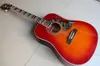 Nya ankomstgitarrer akustisk elektrisk gitarr, 41 # Hummingbirdmodel Abalone Bindande toppkvalitet i Cherry Sunburst 120117