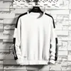 Новые Trend Men Hoodies Повседневная Сплошная Сращивание Пуловер O-Sece Slim Fit Мужская Спортивная одежда Толстовка Спортивная Спортивная одежда Распечатать Мужской TougsUit Hoods 201104