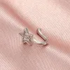 S02553 Piercing Jewelry For Women Copper Zircon Fake Nose Ring Nail Exaggerated Simple U-shaped Non-perforated Nose Clip