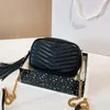 Bolsas cosméticas de alta calidad casos de bolsos de diseño clásicos Bolsos para el hombro Damas Color Mujer multifuncional Bolsa de cámara redonda MES255D