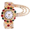 Mesdames Diamant Griffe Chaîne Quartz Montre Vibrato Bracelet Montre DMWH007 bijoux Montres-Bracelets