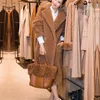 Women's Fur & Faux Winter Teddy Coat Women High Street Oversized Jackets And Coats Ladies Lamb Wool Cwf0004-5