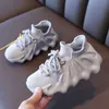 Herfst Kinderen Tennisschoenen 2021 Nieuwe Kinderen Sportschoenen Jongens Sneakers Mode Ademende Kinderen Casual Lopen Meisjes Loopschoenen G1025