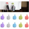 Thumbs hands hook holder convenient cable Data cable storage creative kitchen multifunction clip-board fashion personality