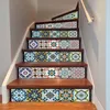 6pcs 3D Merdiven Mat Sticker Yatak Odası Kapı Baskılı Duvar S Su Geçirmez Düzensiz Halı Paspasları Antislip Ev Dekoru Y200527