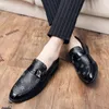 hommes chaussures en cuir PU robe de mode classique confortable printemps automne glisser sur simplicité bout rond extérieur concis chaussures d'affaires décontractées 2021 nouveau DP020