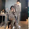 Sexy Pajamas Women Spring Autumn Luxury Design Long Sleeved Korean Style Lovers Pyjama Set Sleepwear Plus Size