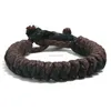 Pulsera de cuerda de cáñamo tipo ejército a la moda, pulseras trenzadas simples, brazalete para mujeres y hombres, joyería de moda, Will y Sandy