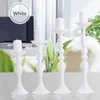 Candle Holders Metal Candlestick Flower Vase Table Centerpiece Event Rack Road Lead Wedding Decor