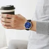 Wristwatches Ochstin 2021 Męskie Luksusowe Wrist Watch Business Mechaniczne Automatyczne Zegarki Skórzany Pasek Męski Wodoodporny Męski Klasyczny Zegar