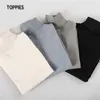 Toppies outono inverno Básico Básico Slim Turtleneck Camisola Mulheres Jumper Tops Tops Pullovers Branco Suéter 211215