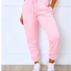 Contrast Color Baggy Dames Losse Hoog Jogger Joggingbroek Casual Pink Blue 2020 Hoge Taille Broek Vrouwelijke Hip Hop Streetwear Q0801