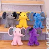 98 pollici di peluche di elefante blu rosa imbottiti per bambini per bambini grandi come cardani decorazioni della sala da scuola materna5588509