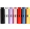 8ML 15ML Mini Portable Aluminum Telescop Refillable Perfume Bottle With Atomizer Empty Parfum Case With Gift Boxes For travel