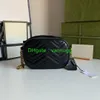 Projektant MARMONT KOLEKTY MINI Cross Body Bag 448065 Czarno -czerwonoczego nago różowe 4 kolory na detale punktowe