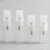 100 x 2 ml 3 ml Reise-Mini-Parfümflasche aus Glas, leer, nachfüllbar, tragbar, Spray, kleiner Parfümzerstäuber, Probenfläschchen, hohe Menge