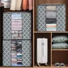 Storage Bags Foldable Box Portable Coat Rack Organizing Bag Suitcase Non-woven Household Quilt Container