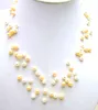 collier de perles rose