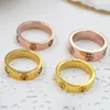 4mm 5mm Titanium Ateel Silver Love Ring Men and Women Rose Gold Rings For Lovers Couple Ring Jewelry Gift Wholesale KR001