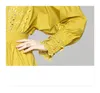 ランタン刺繍宮殿のドレスハイエンドレディース春秋のドレスファッションフリルドレスフリルプロムのイブニングブティックドレス