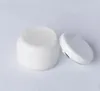 White PP Cosmetic Jar Bottle Hand Face Cream Plastic-Jar 15g 30g 50g Cosmetics Sample Plastic Container with Inner Liner Cover SN3089