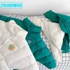 2019 Winter Down Jacket Kid Dinosaur Cartoon Coats For Girls Boys Lång kappa För Barn Baby Tjockade Barnkläder H0910