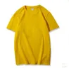 2021 Tops Erkek Tees Yaz Kol T-Shirt Yuvarlak Boyun Pamuklu Gömlek Ova Gevşek