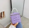 Mode mini sac à main seau de perles avec sac de gelée une épaule croix en bandoulière sacs fourre-tout pour les femmes