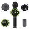 V11 Taşınabilir Bluetooth Karaoke Mikrofon Kablosuz Profesyonel Hoparlör Ev KTV El Ses Entegre Dahili Pil