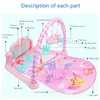 Baby Play Mat 3 in 1 Toys Soft Lighting Rattles Musical For Babies Educational Gym Crawling Activity 210724