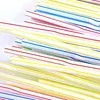 Disposable Dinnerware 1000Pcs Flexible Straws Plastic Drinking Supplies