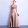 Sukienki wieczorowe Eleganckie złote cekiny sukienka długa suknia balowa formalne kobiety vestidos de noche szat