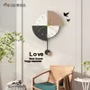 Meisd moderne décoration de la maison horloge murale grand décor pour cuisine décor montre pendule design horloge 210930