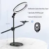 Éclairage LED Selfie Anneau Lumière Lampe Avec Trépied De Table Pour La Photographie Vidéo Vlog Maquillage Support De Téléphone Monopode Support De Montage NE060