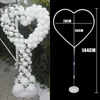 144cm Heart Shape Balloon Stand Balloons Hoop Holder Column Weddng Backdrop Ballons Farme Birthday Party Baby Shower Decoration 210626